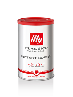 кофе растворимый c добавлением молотого illy 95г классической обжарки